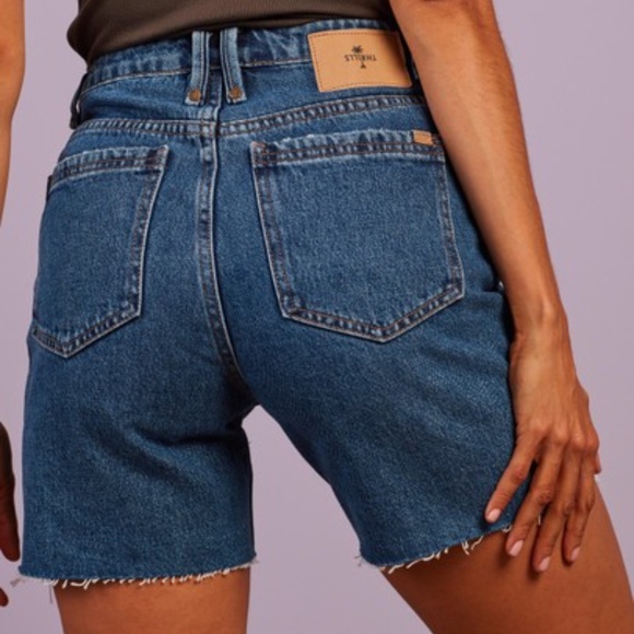 NWT Thills Thelma Short- Rinsed Blue - Picture 3 of 5